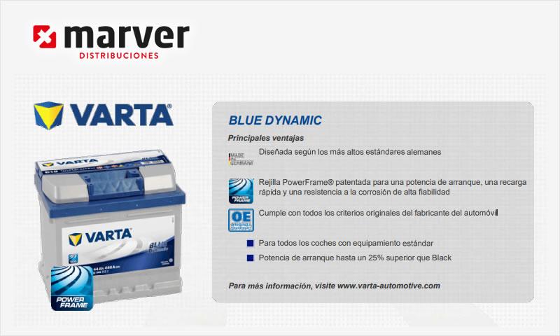 BullFace 595402080 - Batería Varta de 95AH serie BLUE DYNAMIC G3