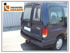 Aragon E5804AA - Bola de enganche fija para VW y Seat