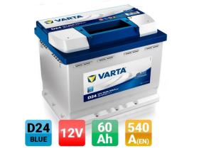Varta D24 - Bateria 12v 60ah 540a +D 242x175x19