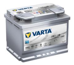 Varta D52 - Batería VARTA D52 Silver Dynamic AGM Start Stop  60Ah-680A