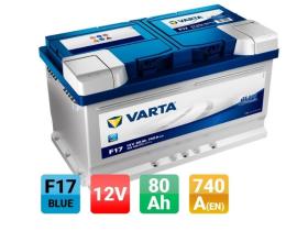 Varta F17 - BATERIA 12V 80AH 740A +D 315X175X17