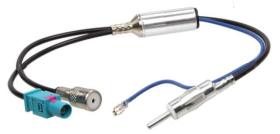 Sonon 03113915 - CABLE ADAPTADOR ANTENA FAKRA MACHO UNIVERSAL + ISO HEMBRA -