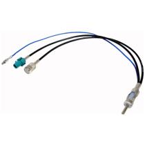 Sonon 0311391510 - CABLE ADAPTADOR ANTENA FAKRA MACHO UNIVERSAL + ISO HEMBRA -