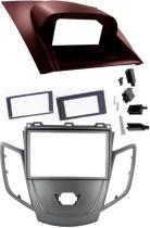 Sonon 12010712DIGR - FORD FIESTA 08> MARCO 1DIN 2DIN GRIS CON DISPLAY ROJO BURDEO