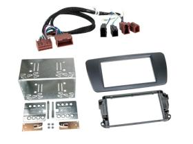 Sonon 12223131GR - SEAT IBIZA 13<15 KIT MARCO DOBLE DIN GRIS AZABACHE CON CABLE