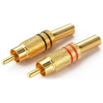 Sonon 20200045 - RCA CONECTOR MACHO ORO  2 PIEZAS