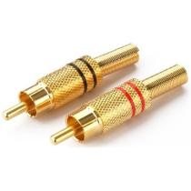 Sonon 20200045 - RCA CONECTOR MACHO ORO  2 PIEZAS