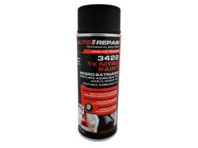 AutoRepair 3422 - Pintura en spray negro satinado 400 ml.