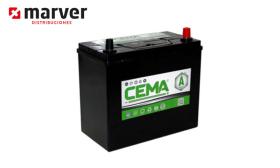CEMA Baterías CB45.0J - Batería de 45Ah serie ASIA