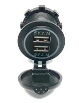 Lycka LK010419 - BASE DE EMPOTRAR DOBLE USB CON TAPA 3.1A