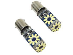 Lycka LKLP154 - Pareja De Bombillas Led Can Bus Ba9s 12v 27 Leds