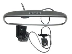 Lycka LKMON105 - Monitor 4.5" Retrovisor Con Soporte De Cristal