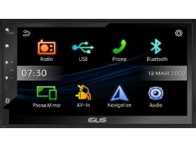 Evus DD220R - Sistema multimedia EVUS 2 DIN con navegación GPS