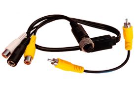 CORVY in-car electronics CAV-700C - Adaptador de 4 pines a RCA