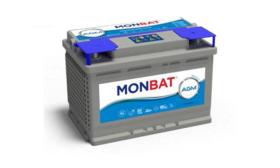 Monbat batteries AGM-81070 - Batería de 70AH - 75AH . AMG DC Series