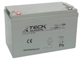 Teck europe TBC12-134 - Bateria 147 Ah. Cyclic Agm