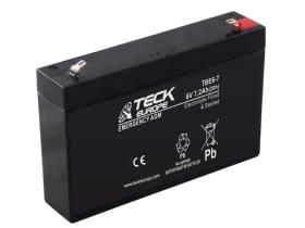 Teck europe TBE6-7 - Bateria 7,2 Ah. Emergency Agm