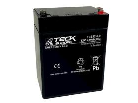 Teck europe TBE12-2,9 - Bateria 2,9 Ah. Emergency Agm