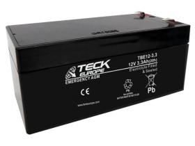 Teck europe TBE12-3,3 - Bateria 3,3 Ah. Emergency Agm