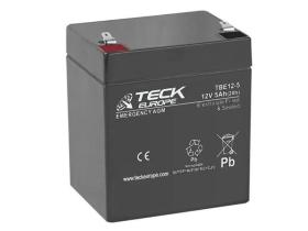 Teck europe TBE12-5 - Bateria 5,4 Ah. Emergency Agm