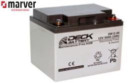 Teck europe DB12-50 - Batería de 50AH serie CYCLIC AGM