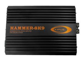 Kipus HAMMER-8K9 - Amplificador Monofónico Digital Full-Range Ventilada.