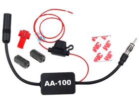 CORVY in-car electronics AA100 - Amplificador de antena. Amplifica la señal de radio AM/FM.