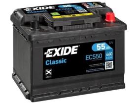Exide EC550 - Batería Exide-Classic EC550 Classic. 12V - 55Ah/460A (EN)