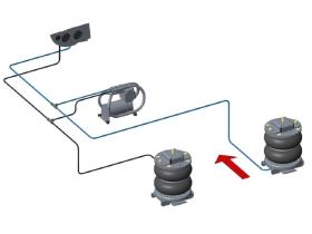 ARB 4x4 Accesorios TV-877-NEU - Kit Suspensión Neumática Comfort