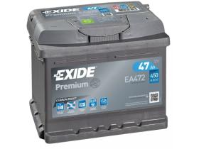 Exide EA472 - Batería Exide EA472 Premium. 12V - 47Ah/450A (EN) Caja LB1