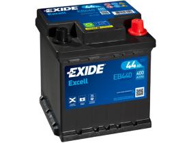 Exide EB440 - Batería Exide EB440 Excell. 12V - 44Ah/400A (EN) Caja L0