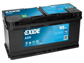 Exide EK1050 - Batería Exide EK1050 Agm. Tecnología AGM. 12V - 105Ah/950A