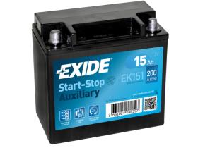 Exide EK151 - Batería Exide EK151 Baterias Auxiliares. Tecnología AGM. 12V