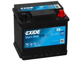 Exide EL550 - Batería Exide EL550 Efb. Tecnología EFB. 12V - 55Ah/480A