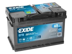 Exide EL652 - Batería Exide EL652 Efb. Tecnología EFB. 12V - 65Ah/650A