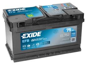 Exide EL752 - Batería Exide EL752 Efb. Tecnología EFB. 12V - 75Ah/730A