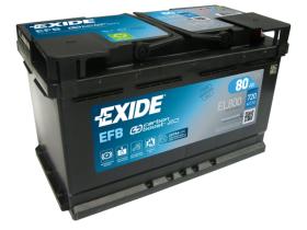Exide EL800 - Batería Exide EL800 Efb. Tecnología EFB. 12V - 80Ah/720A