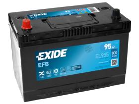 Exide EL955 - Batería Exide EL955 Efb. Tecnología EFB. 12V - 95Ah/800A