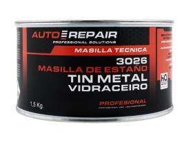 AutoRepair 3026 - Masilla de Poliéster con Partículas de Estaño 1,5 Kg.