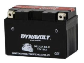 Dynavolt DTX12A-BS-C - BATERÍA DYNAVOLT 12V. 10 AH.  (AGM) "TYX12A-BS"