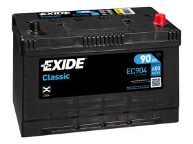 Exide EC904 - Batería Exide-Classic EC904 Classic. 12V - 90Ah/680A (EN)