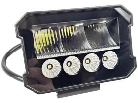 Articulos WEB MAR114 - Faro LED 30W Homologado Largo Alcance HR-10 + Luz de Emergen