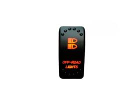 Articulos WEB MAR117 - Interruptor Tipo ARB Luz Naranja OFF-ROAD LIGHTS  IP68