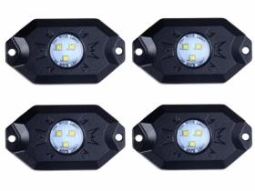 Articulos WEB MAR134 - Kit 4 Luces LED IP68 a Prueba de Rocas