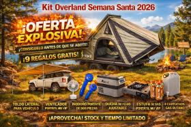 Promociones PROMO024 - Kit Overland Semana Santa 2026: Tienda Army + 9 Regalos + 0%