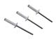 AutoRepair 8361 - Remache de aluminio Flor Ala Ancha Blanco 4.0x16 Mm. 250 U