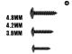 AutoRepair 8403 - Tornillo R/C A/A Negro 3.9x19 Mm 500 U.