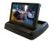CORVY in-car electronics MS-439P - Monitor de 4,3" plegable con 2 entradas de vídeo por RCA.