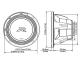 Alpine R2-W10D4 - Subwoofer de nueva generación de la serie R de 10" (25 cm)