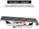 AutoRepair 3786 - Plataforma de trabajo plegable profesional en aluminio